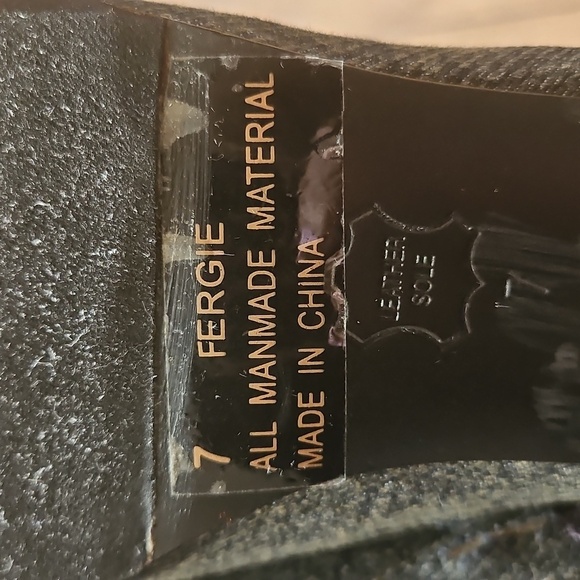 Dollhouse Fergie Denim Beaded 4.25" Heel Mules Size 7 - Picture 8 of 16